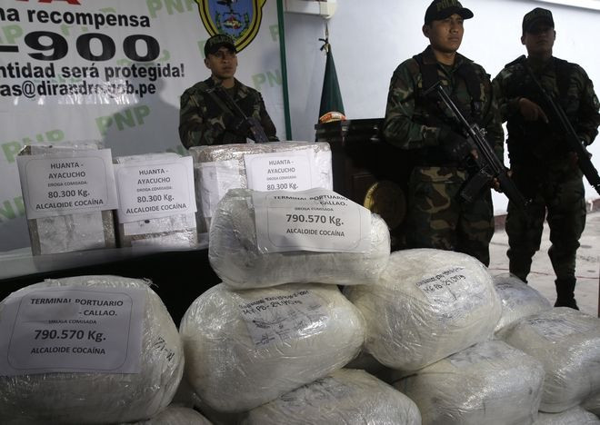 Περού: Η αστυνομία κατάσχεσε 500 κιλά κοκαΐνη με προορισμό τη Γαλλία